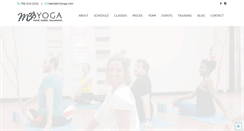 Desktop Screenshot of m3yoga.com